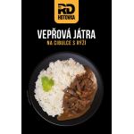 Vepřová játra na cibulce s rýží 500g RD