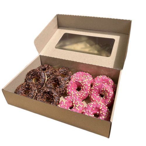 Box mini donutů 240g