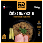 Čočka na kyselo s uzeným masem a okurkou 500g